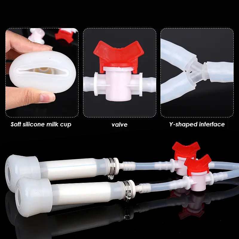 1Pair Milking Lining Cow Sheep Manual Electric Milking Machine Accessories Milking Suction Head Milking Machine Silicone Goat