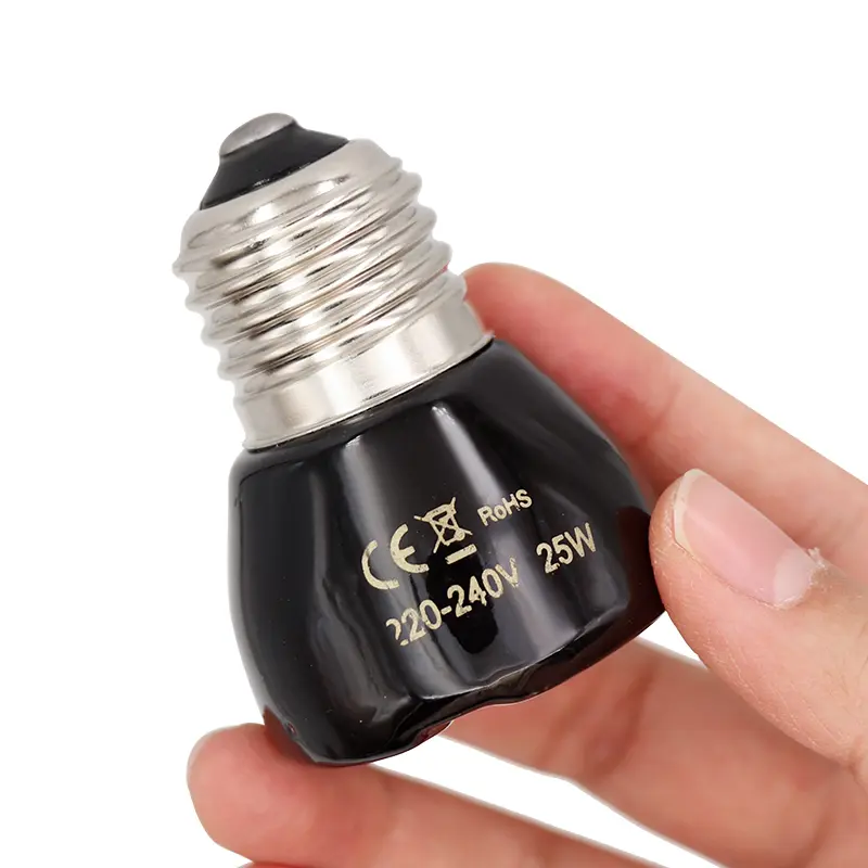 220v Far Infrared Heating Lamp Ceramic E27 Pet Warmer Bulb Brooder Chickens Tortoise Lizard Reptile Light E27 Heat Lamp