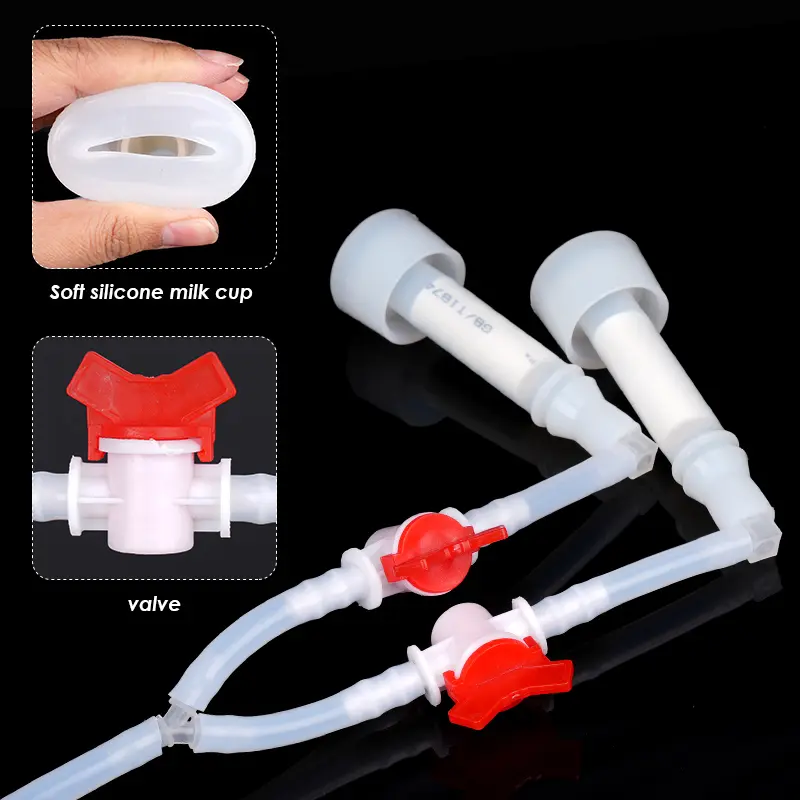 1Pair Milking Lining Cow Sheep Manual Electric Milking Machine Accessories Milking Suction Head Milking Machine Silicone Goat