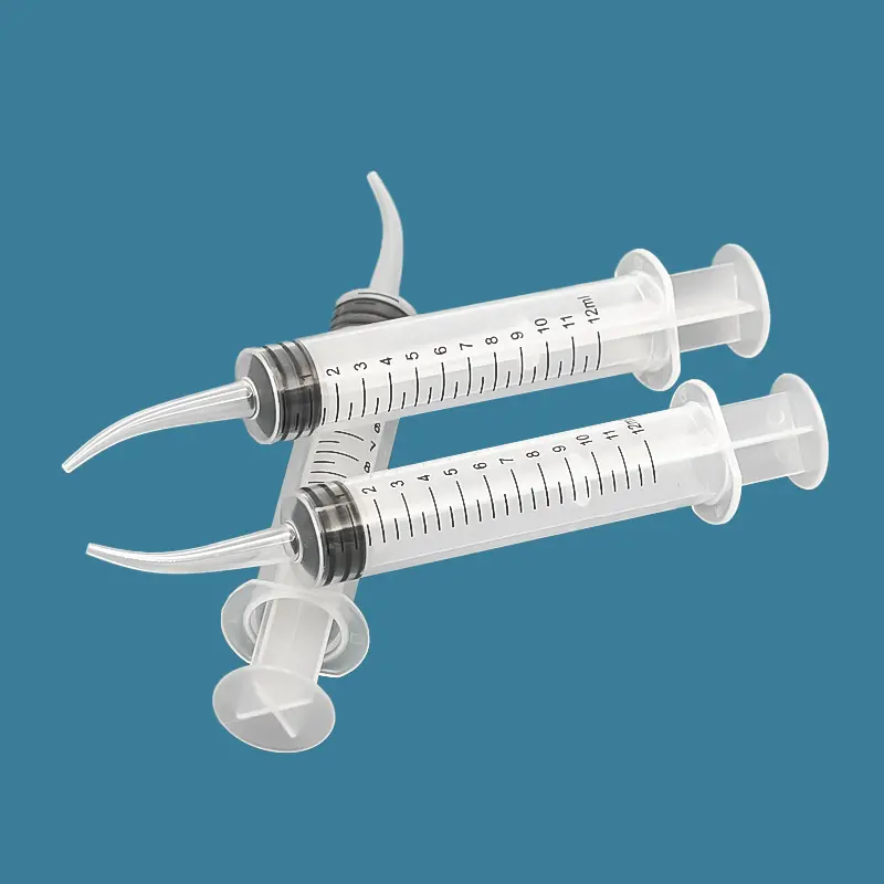 50pcs Bird Feeding Elbow Syringe Breast Feeding Medicine Feeder 12ml Plastic Syringe Needleless Syringe Pigeon Feeding