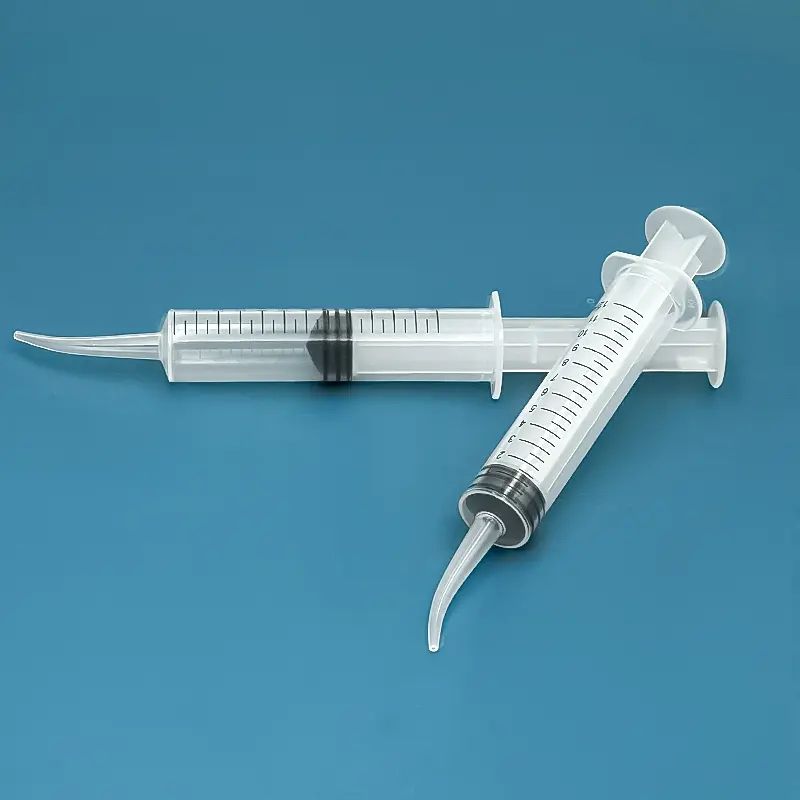 50pcs Bird Feeding Elbow Syringe Breast Feeding Medicine Feeder 12ml Plastic Syringe Needleless Syringe Pigeon Feeding