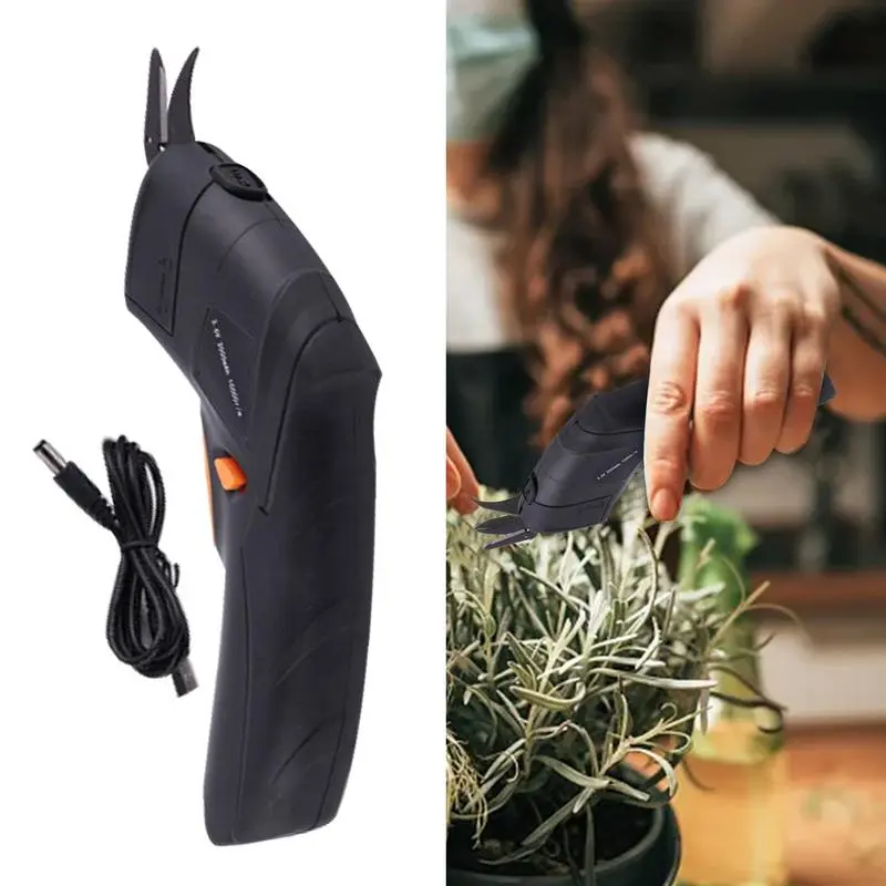 Electric Fabric Scissors 1500Ah Rechargeable Shears Handheld Cutter  Cloth Cutting Machine PVC Leather Sewing Tailor Scissor