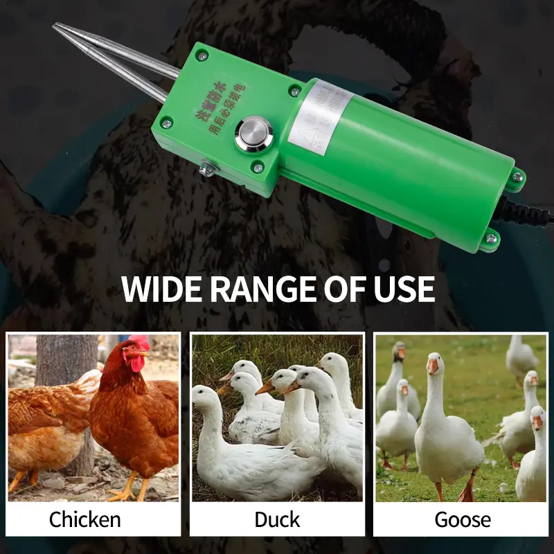 Handheld Electric Poultry Chicken Plucker Duck Feather Plucking Machine Poultry Short Hair Removal Machine
