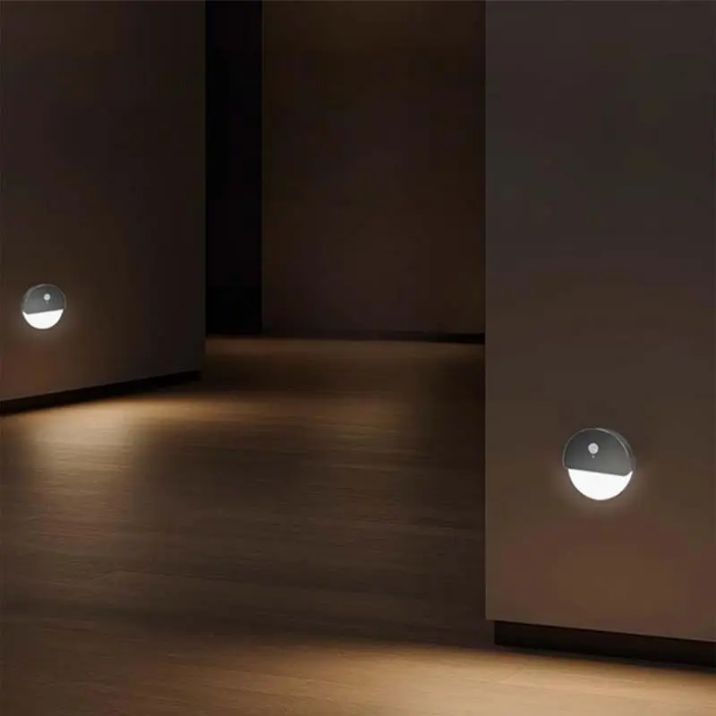 Rechargeable Wall Lamp Smart Wall Sconces Motion Sensor Cordless Rechargeable Ambient Lighting Room Decor For Bedside Kitchen