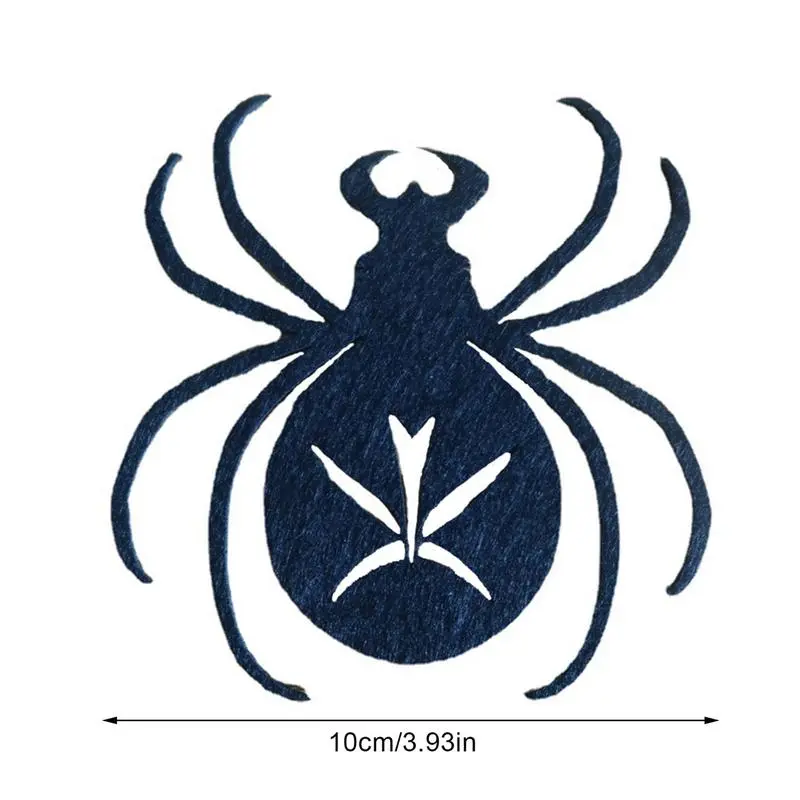 Halloween Drink Coasters Multipurpose Halloween Bar Coaster Halloween Home Coaster Decorative Spider Web Table Mats Table