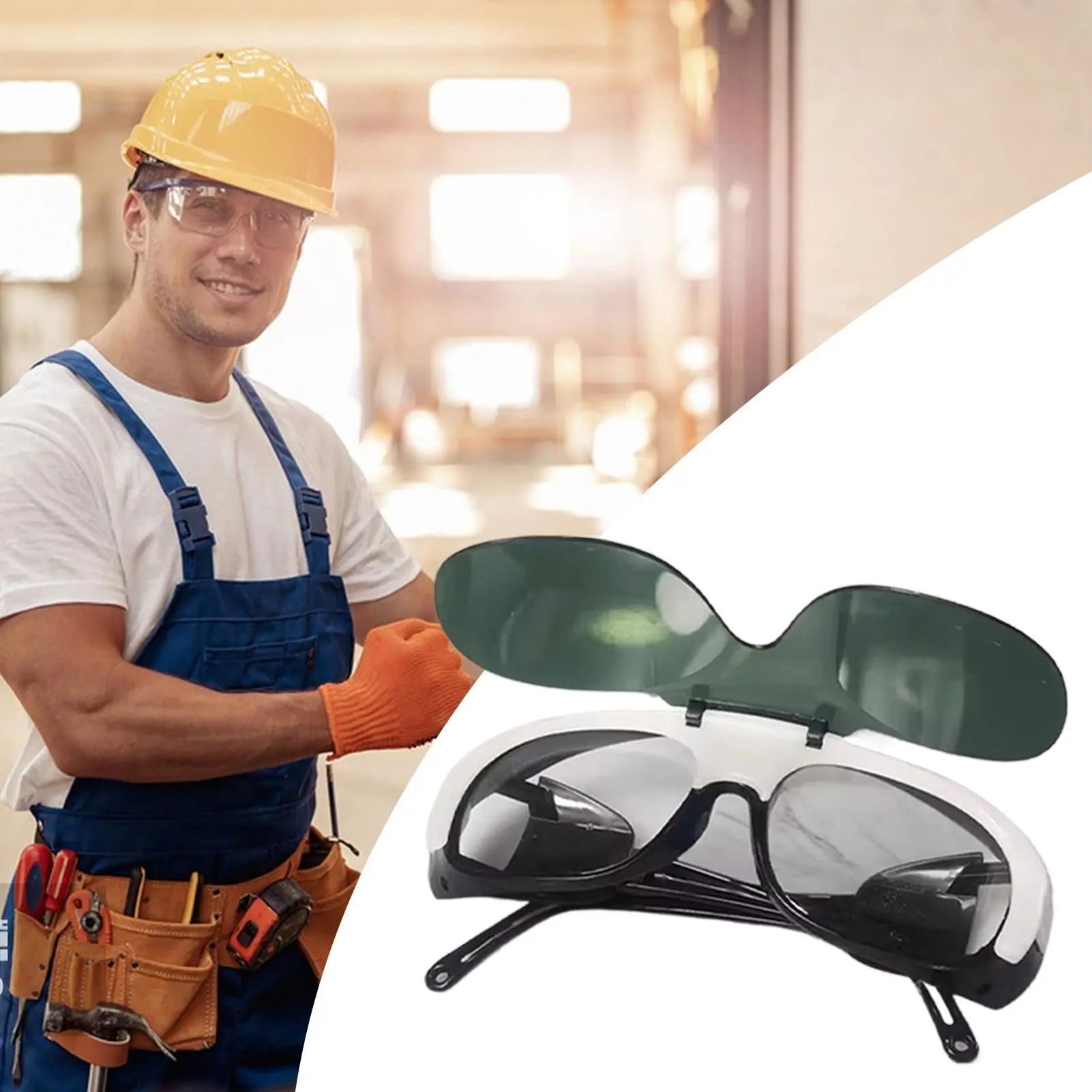 Welding Glasses Men Anti-Scratch Lens Protective Eyewear Anti-glare Argon Arc Welding Glasses Welder Eye Protection Goggles