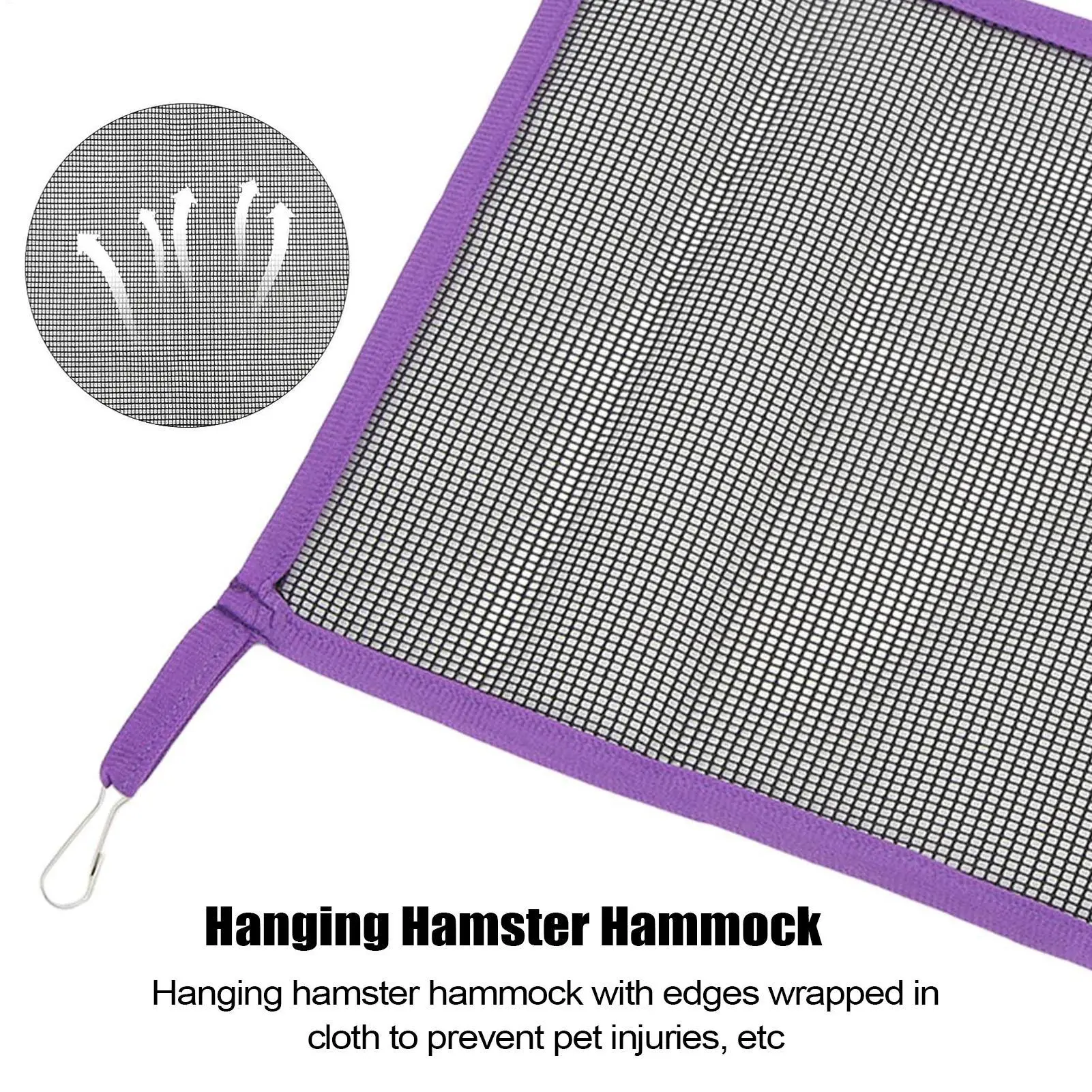 Small Animal Hammock Hamster Bed Breathable Chew-Proof Nest Climbing Exercising For Enrichment Hiding Exploring Activities