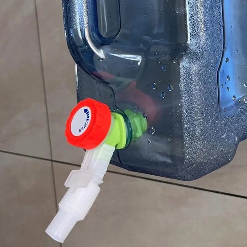 Thread Connection Water Barrel Faucet Replacement,Compost Bucket Top Water Container Faucet,Barrel Spigot Hose With Tube
