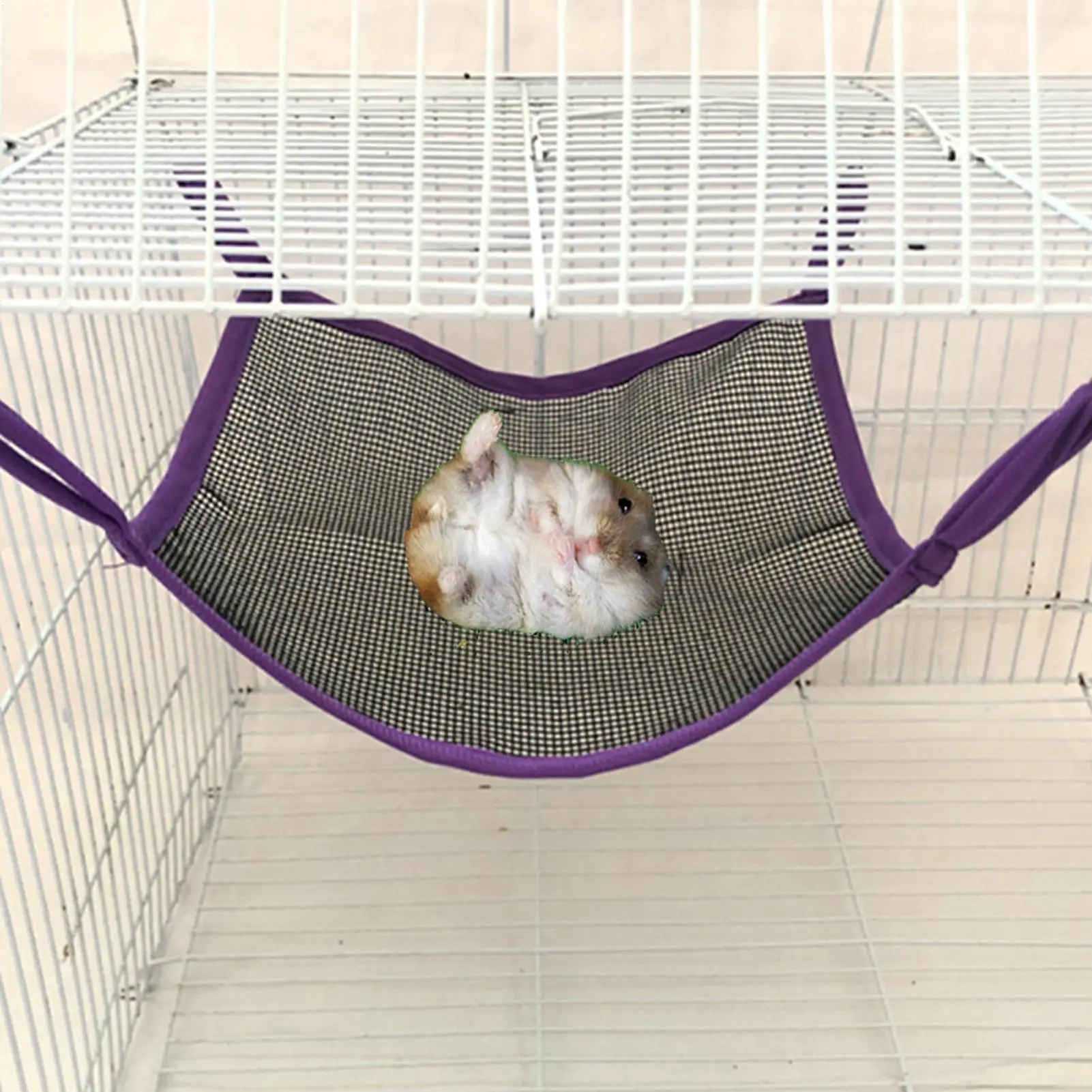 Small Animal Hammock Hamster Bed Breathable Chew-Proof Nest Climbing Exercising For Enrichment Hiding Exploring Activities