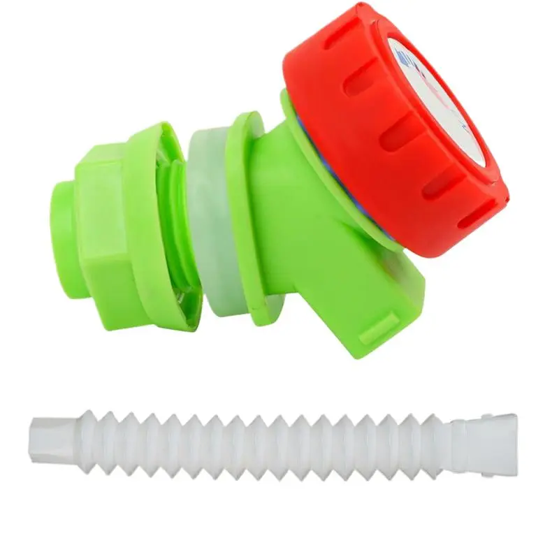 Thread Connection Water Barrel Faucet Replacement,Compost Bucket Top Water Container Faucet,Barrel Spigot Hose With Tube