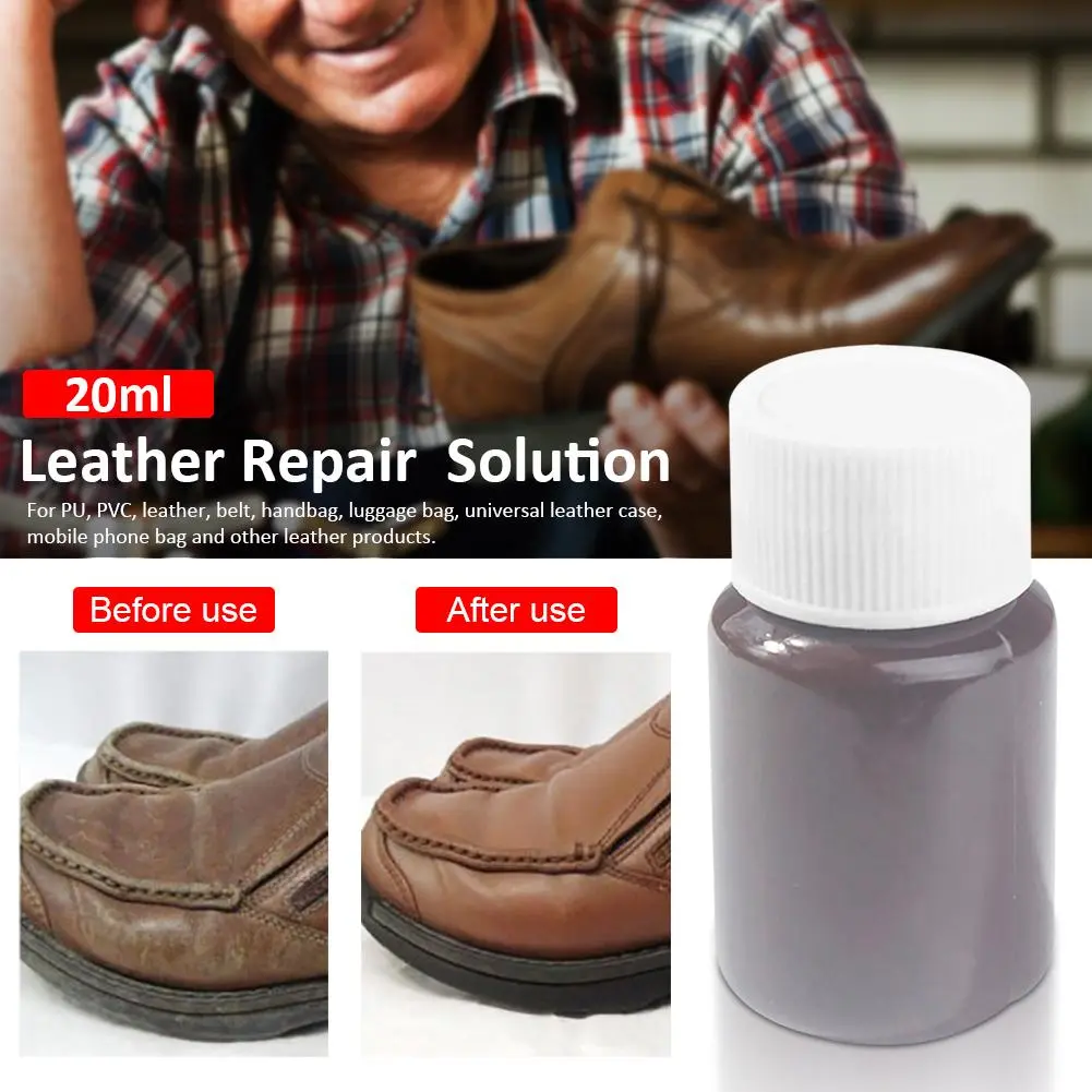 20ML Home Leather Repair Cream Jackets Holes Scratch Sofa Coats Furniture Car Seat Shoe Cleaner Cracks Rips Liquid Tool Clothes