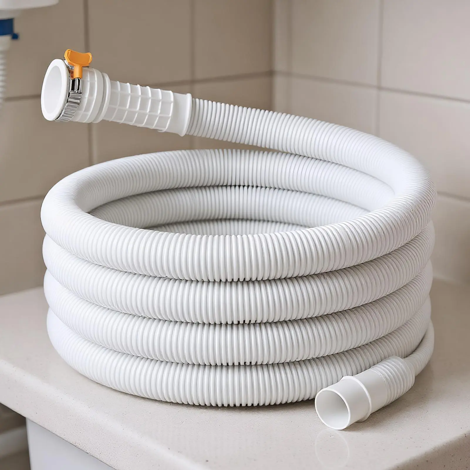 Air Conditioner Drain Hose Washing Machine Draining Pipe 9.84ft AC Unit Drain Hose Lengthened Drainpipe Bendable Plastic Tube