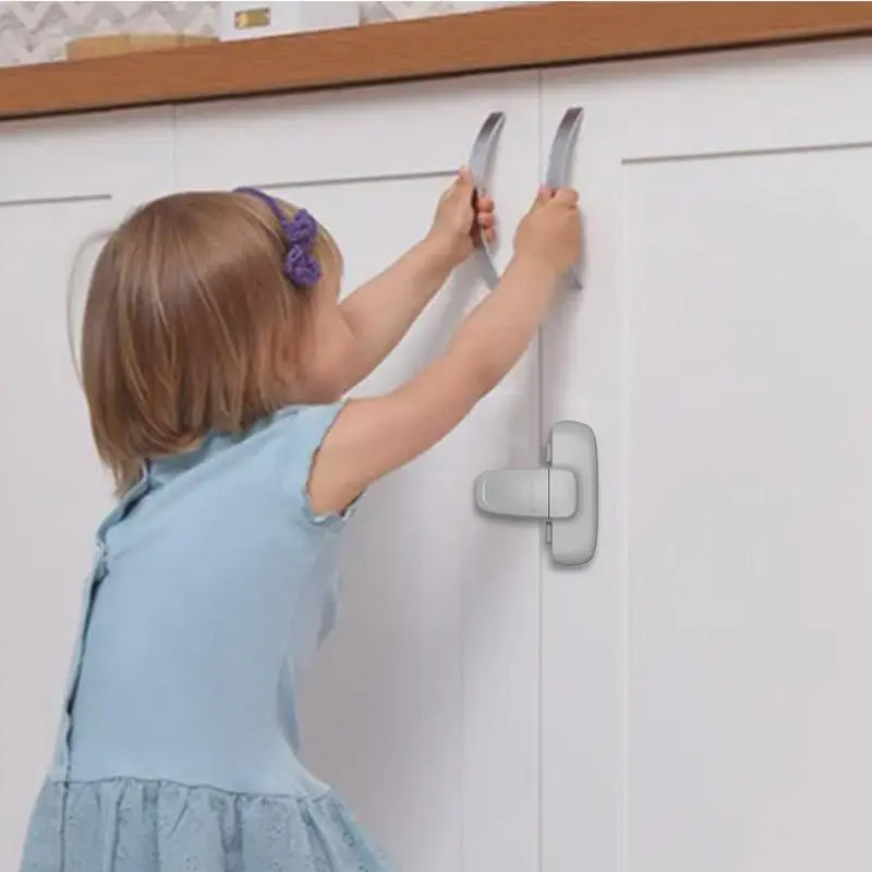 Child Proof Refrigerator Door Lock Home Refrigerator Lock Fridge Freezer Door Catch Lock Toddler Catch Toddler Safety Child Lock