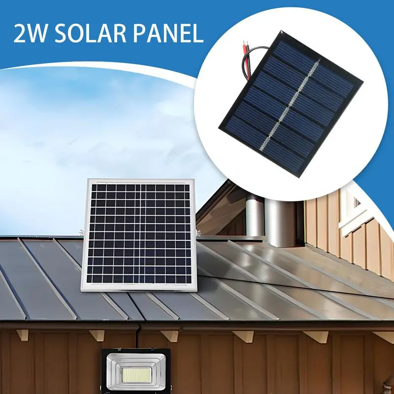 2w solar panel Outdoor Hiking And Camping Portable Battery Mobile Phone Charging Bank Charging Panel Solar Charger Board