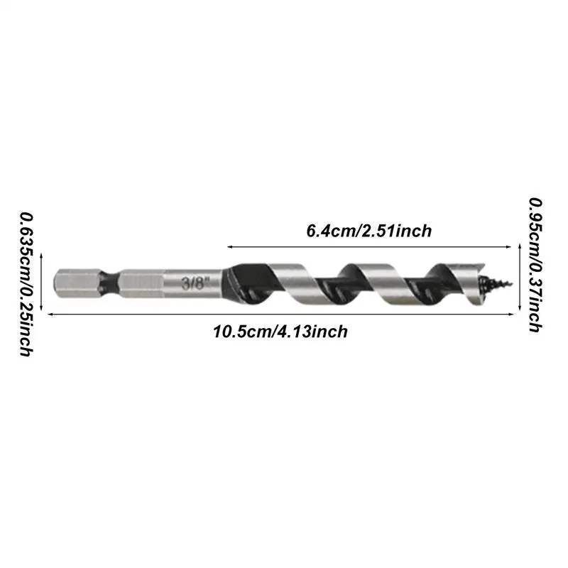 Handheld Reciprocating Saw Reciprocating Handsaw Cutter Woodworking Shank Drill Bit Hexagonal Shank Reaming BitTwist Drill Bit