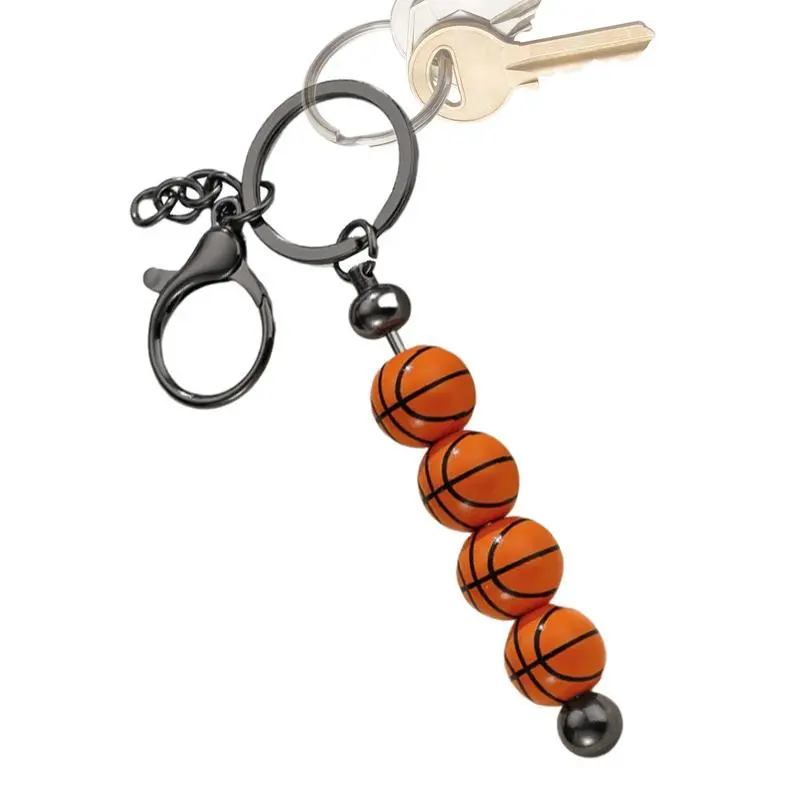 Keychain Bag Charm Charm For Bag With Sport-Style Ball Shape Fashion Purse Accessories Keyrings Pendant For Men Boys Girls Youth