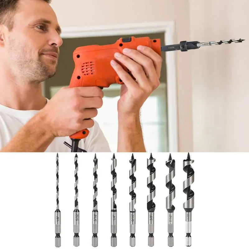 Handheld Reciprocating Saw Reciprocating Handsaw Cutter Woodworking Shank Drill Bit Hexagonal Shank Reaming BitTwist Drill Bit