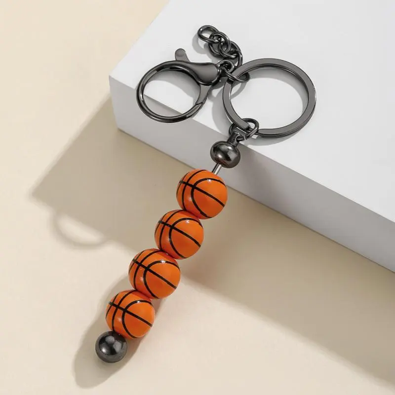 Keychain Bag Charm Charm For Bag With Sport-Style Ball Shape Fashion Purse Accessories Keyrings Pendant For Men Boys Girls Youth