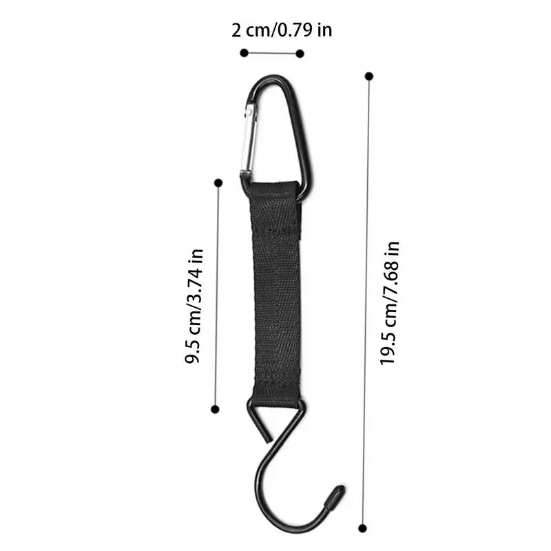 Fence Hooks for Baseball Bag Nylon Buckles Metal Hooks Hung Safety Buckles Metal Fence Clips for Baseball Softball Tennis &