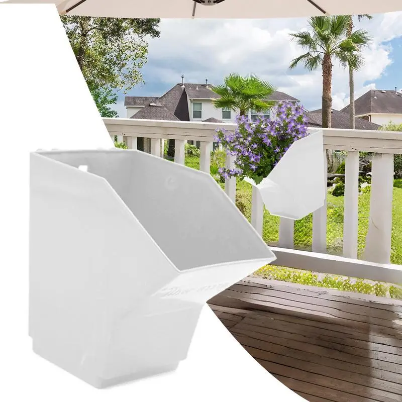 Square Wall Planter Hanging Plant Pots Basket Plant Hang Flower Pot Hanger Outdoor Hanging Pot Holder Basket with Drainage