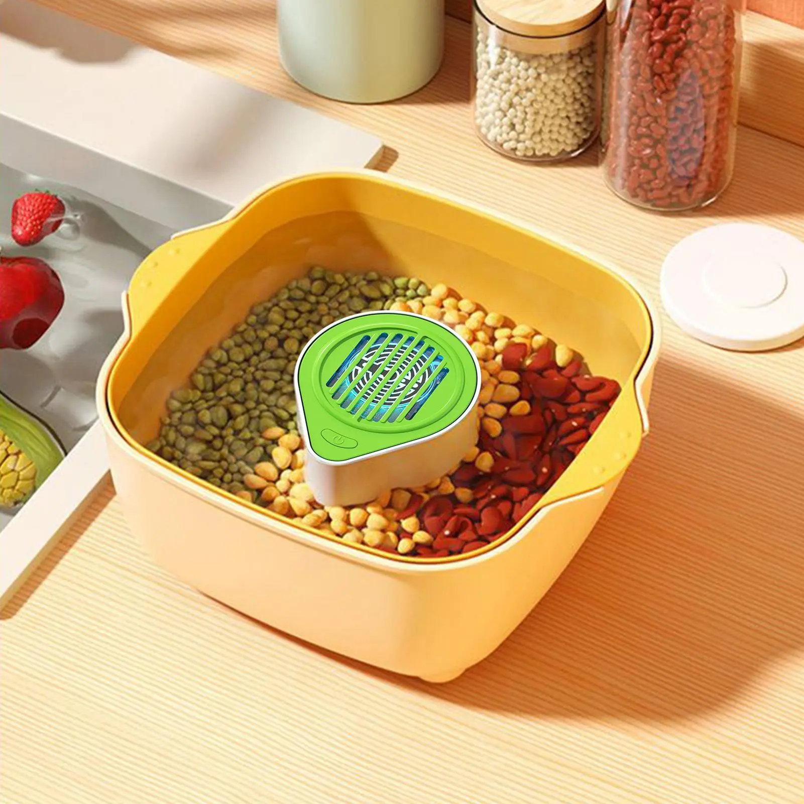 Fruit And Vegetable Cleaning Machine Vegetable Washing Machine Purifier Automatic Healthy Eating Wireless Tool For Home Cooking