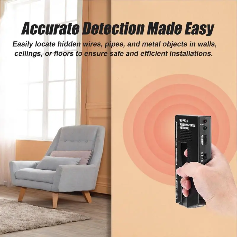 Stud Finder With Electric Wire Finder High Sensitivity Wire Detector Wood Stud Finder Adjustable Wall Metal Detector Stud