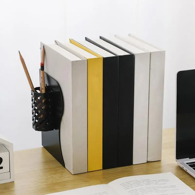 Bookshelf For Desk Small Bookcase Telescopic Desktop Bookshelf Metal Desk Organizer With Pen Holder Desktop Bookcase Desk Top