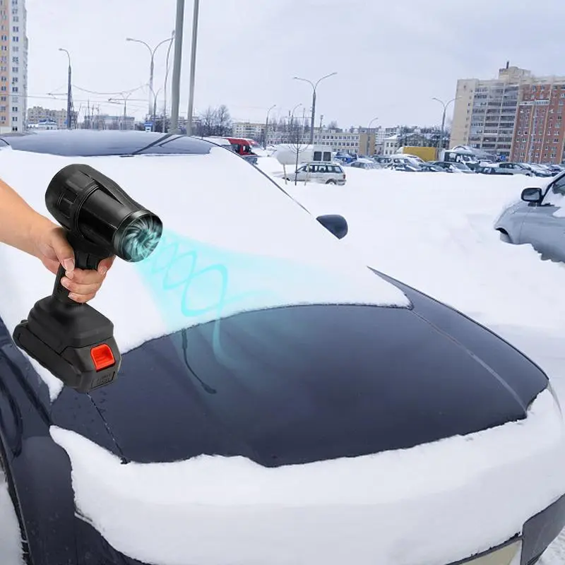 Battery Blower Handheld Leaves Blower Rechargeable Air Duster Device Blowing Cleaning Fan For Driveway Patio Yard Garden
