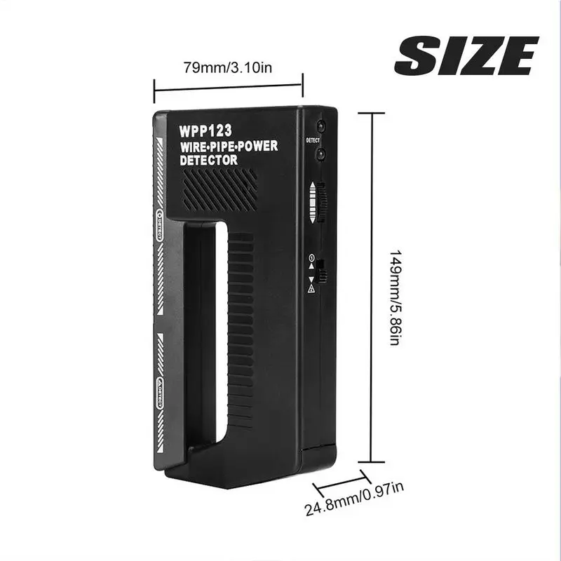 Stud Finder With Electric Wire Finder High Sensitivity Wire Detector Wood Stud Finder Adjustable Wall Metal Detector Stud