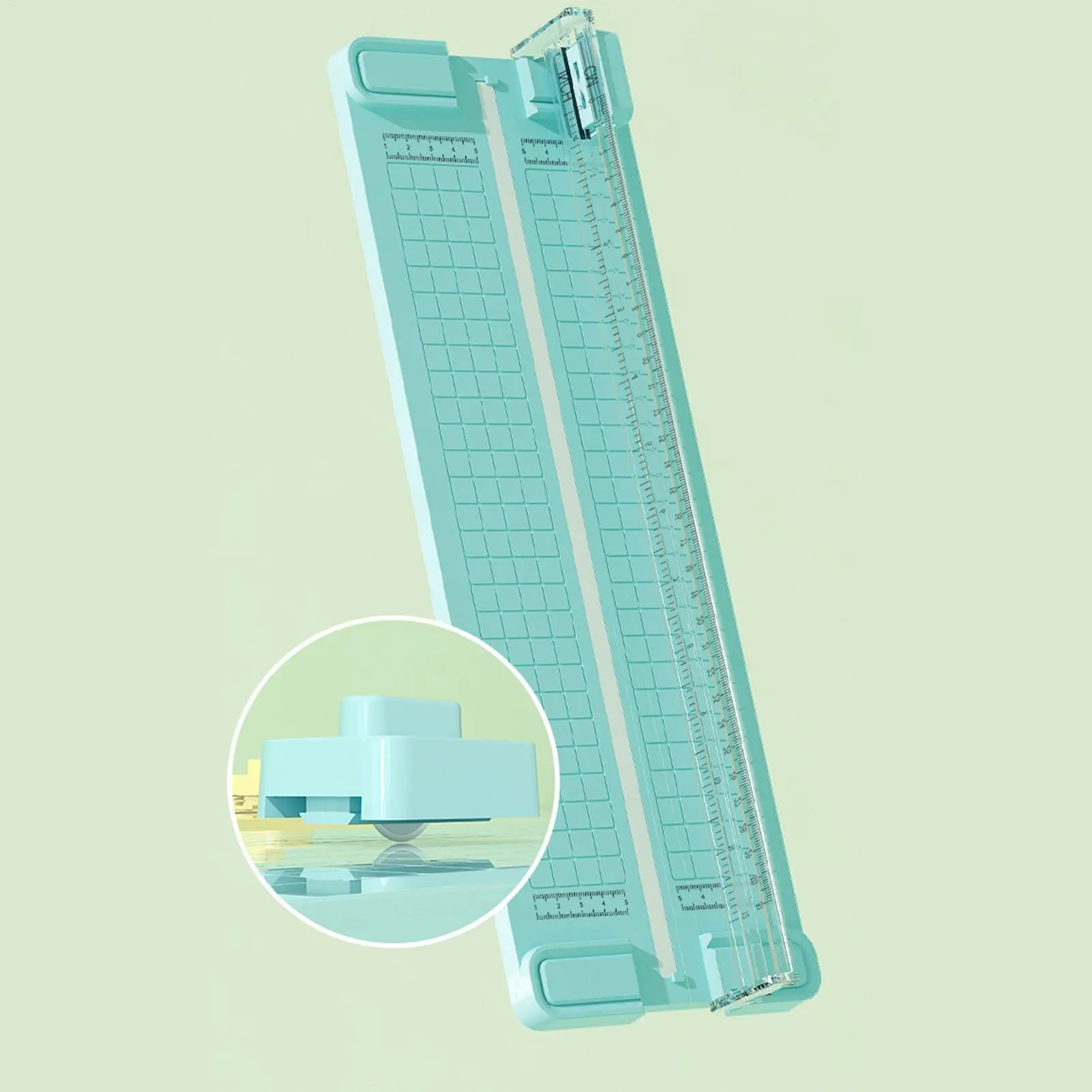 Paper Trimmer Straight Paper Cutter 4-in-1 Tools Bidirectional Cutting Precision Shredder Anti-Slip For Business Home Cardmaking