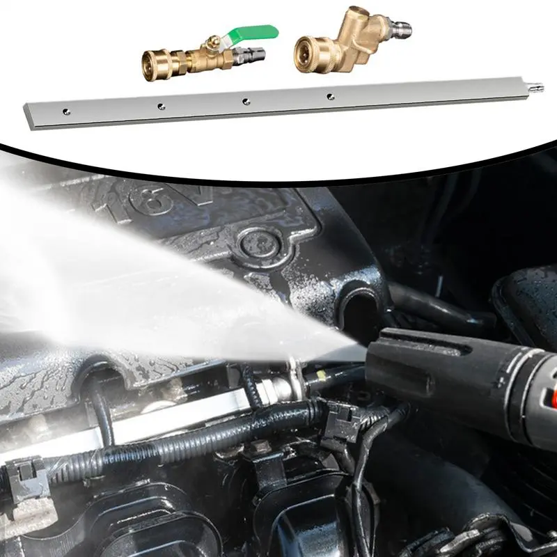 Pressure Radiator Cleaning Wand Adjustable Radiator Cleaning Tool High-Pressure Portable 24Inch Stainless Steel Cleaner For