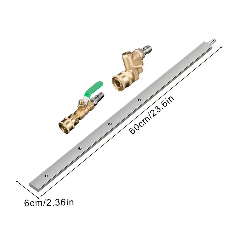 Pressure Radiator Cleaning Wand Adjustable Radiator Cleaning Tool High-Pressure Portable 24Inch Stainless Steel Cleaner For