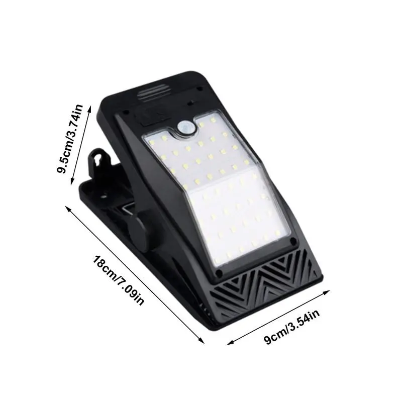 Clip On Motion Sensor Lights Solar Fence Lights Outside Waterproof Sensor LED Light For Backyard Garden For Fence Street