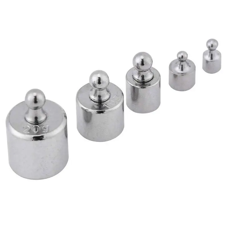 Steel Calibration Weight Set 5g 10g 20g 50g Calibration Gram Scale Calibration Weight Kit with 5g 10g 20g 50g Grams for Digital