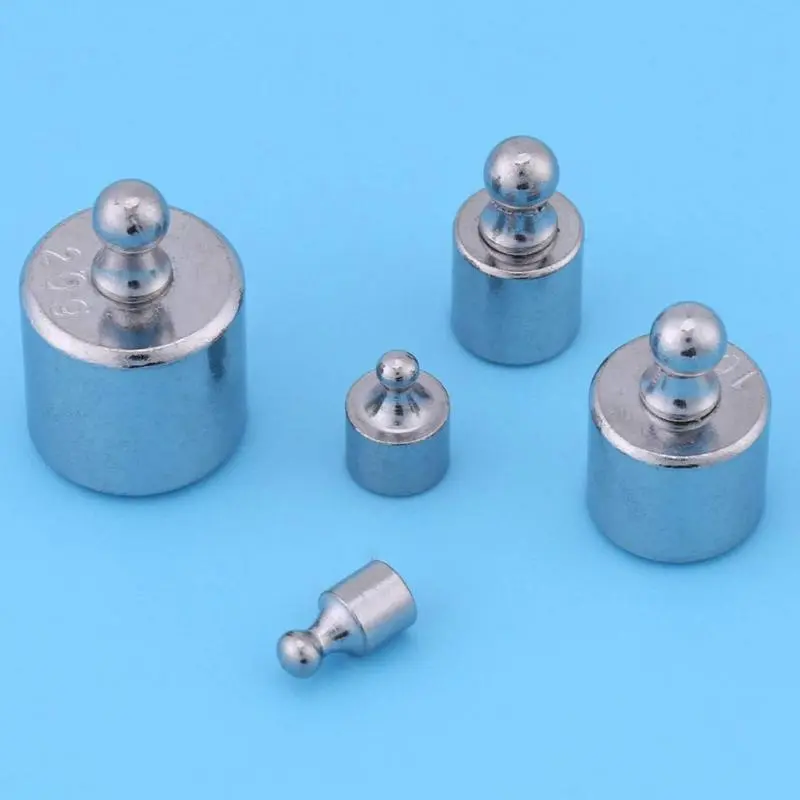 Steel Calibration Weight Set 5g 10g 20g 50g Calibration Gram Scale Calibration Weight Kit with 5g 10g 20g 50g Grams for Digital