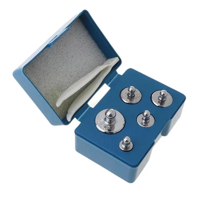 Steel Calibration Weight Set 5g 10g 20g 50g Calibration Gram Scale Calibration Weight Kit with 5g 10g 20g 50g Grams for Digital