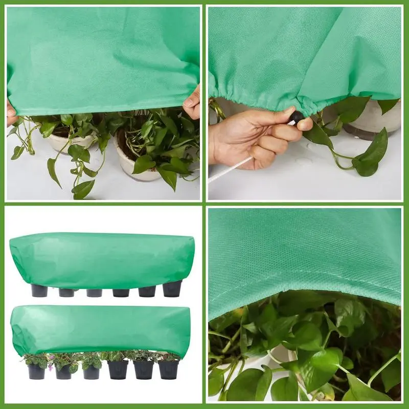 Rectangular Plant Box Cover Freeze Protection Flower Box Plant Rectangular Frost Cover Rectangular Design Plant Frost Cover