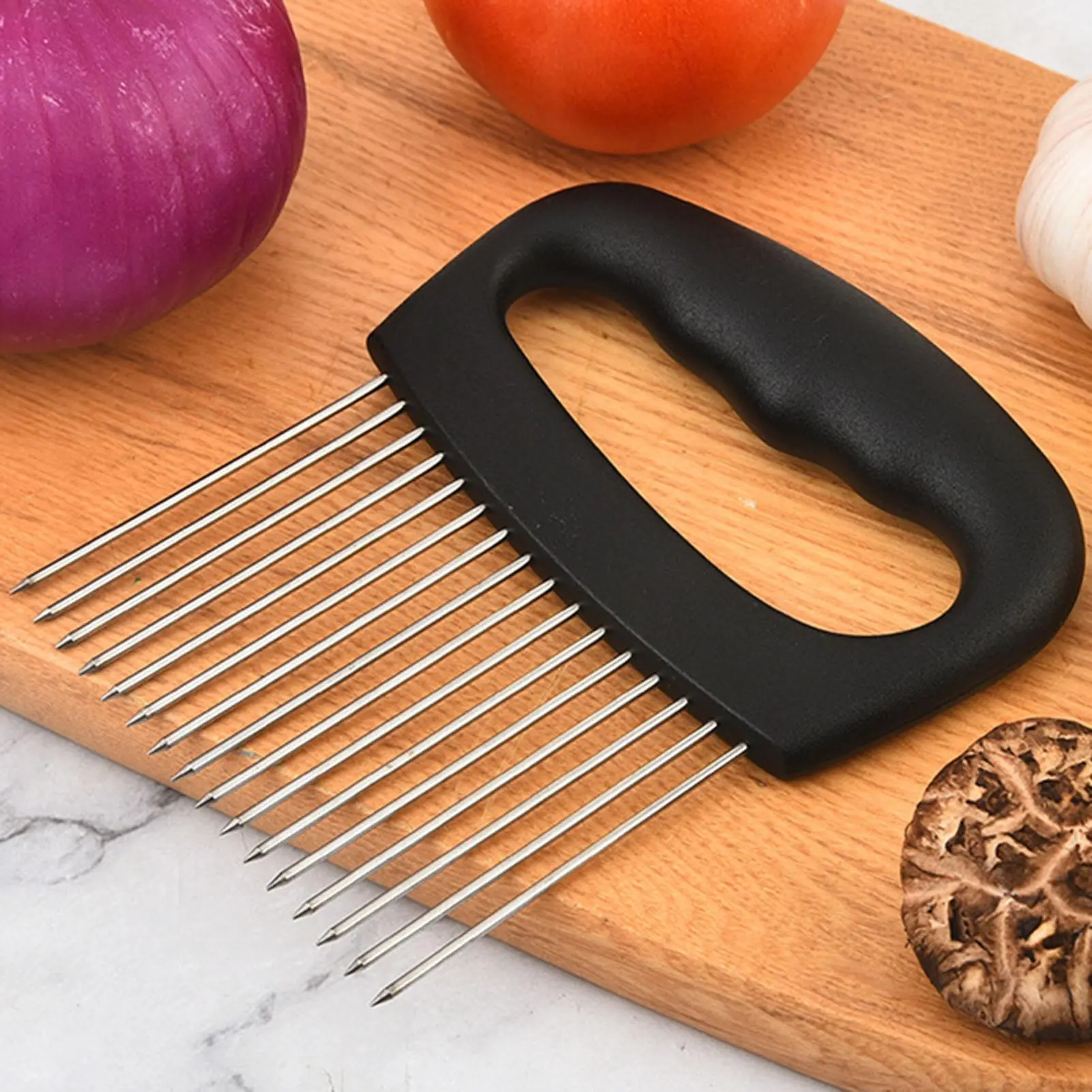 Onion Slicer Onion Cutter Holder Vegetable Chopper Manual Kitchen Gadgets Meat Tenderizer Food Chopper For Fruit Potato Tomato