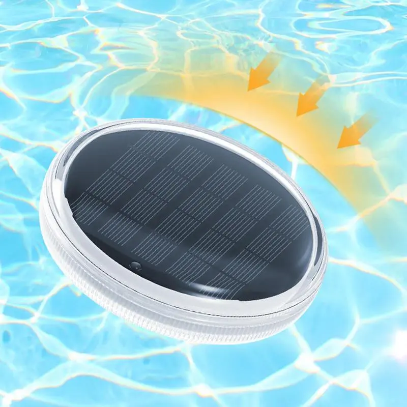 Solar Pool Lights Floating Lights IP68 Waterproof Colorful 9 Lighting Changing Lamp With 3 Timing Mode Decoration For Beach