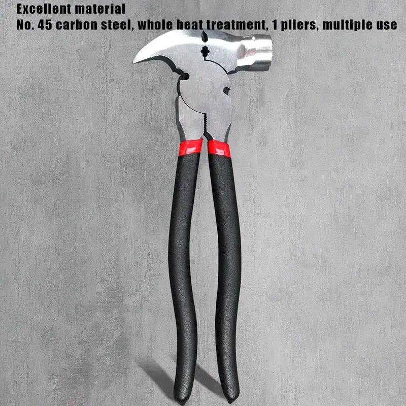 Multi-purpose fence pliers Nail removal and nail hammering pliers Horseshoe pliers Fence Nail Puller Multi Fencing Tool Hammer