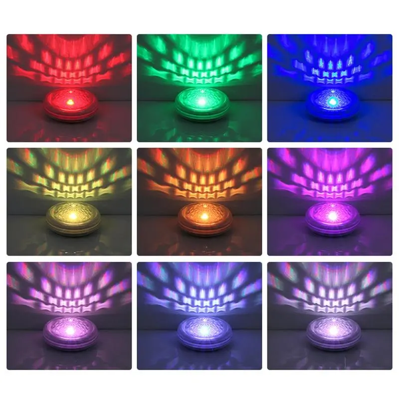 Solar Pool Lights Floating Lights IP68 Waterproof Colorful 9 Lighting Changing Lamp With 3 Timing Mode Decoration For Beach