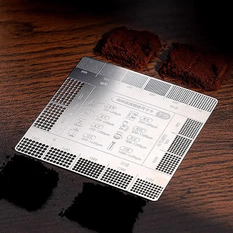 Coffee Grind Chart Cafe Ground Reference Card Accurate Coffee Grind Reference Chart Card for Kitchen Restaurant Commercial Cafe