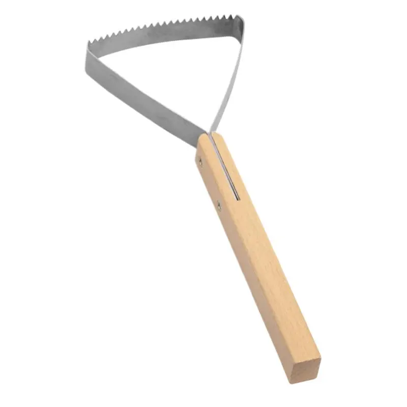 Garden Cleaning Scraper Metal Scraper Triangle Grass Weeder Weeding Hand ToolGarden Cleaning Scraper Grass scraping tool