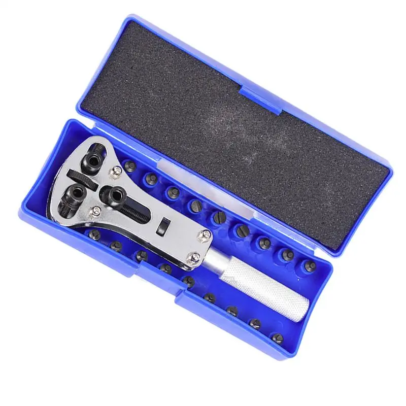 Watch Case Opener Professional 3 Point Watch Back Opening Wrench Adjustable Watch Repair Tool to Open Watch Back Watch Battery