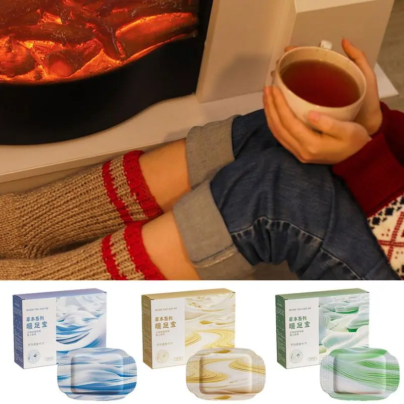 Heat Pads For Hands 5 Pairs Wearable Body Warmer Pads Natural Cold Weather Heat Packs Hot Hands Foot Warmers Winter Hand Warmer
