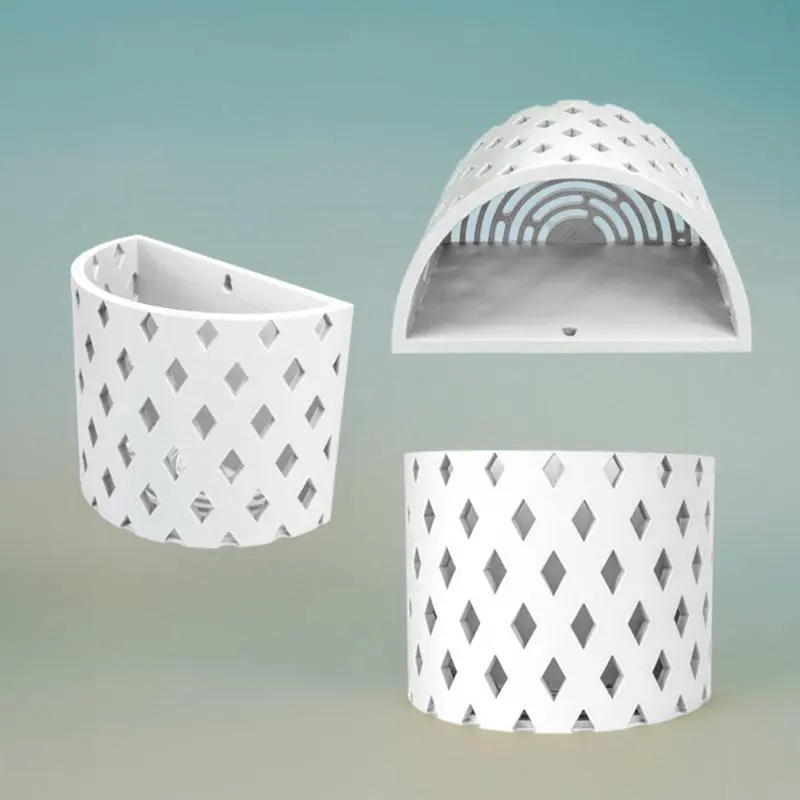 Wall Planter 3D Printed Succulent Pots Boho Orchids Flower Pot Wall Mount Basket Hanging Bucket Pots Window Flower Plant Holder