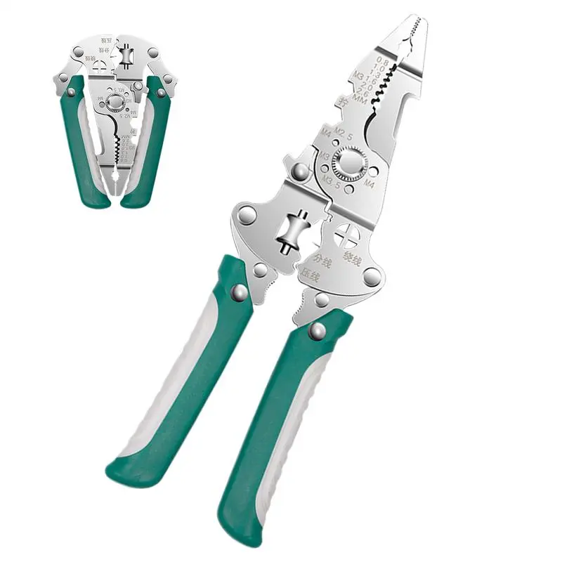 Wire Stripper Wire Crimper cutting wire crimping electrician pliers Multifunctional Specific Cable Cutter wiring pulling pliers