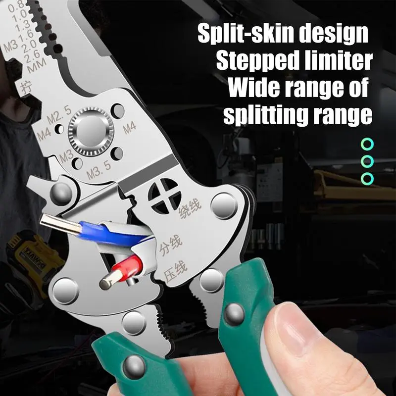 Wire Stripper Wire Crimper cutting wire crimping electrician pliers Multifunctional Specific Cable Cutter wiring pulling pliers