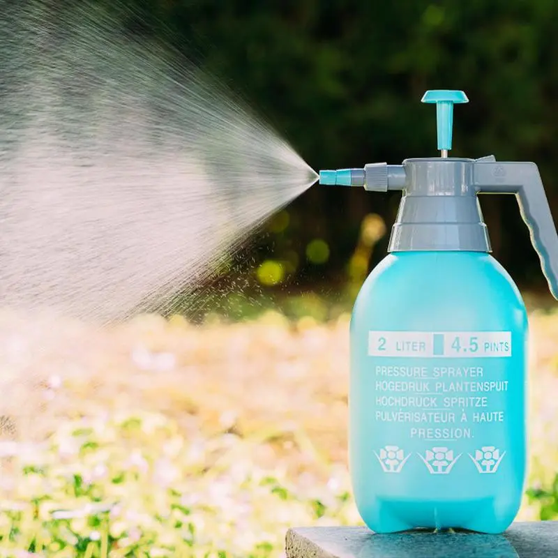2L Garden Pump Sprayer Garden Watering Water Bottle Household Air Pressure Sprayer Hand Press Water Sprayer Garden Watering Can