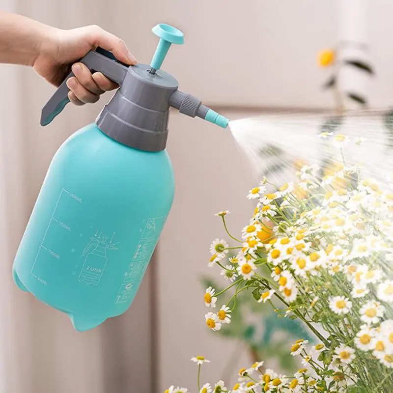2L Garden Pump Sprayer Garden Watering Water Bottle Household Air Pressure Sprayer Hand Press Water Sprayer Garden Watering Can